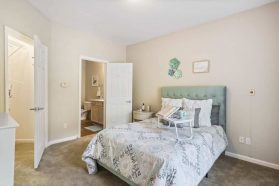 Comfortable retirement home living room