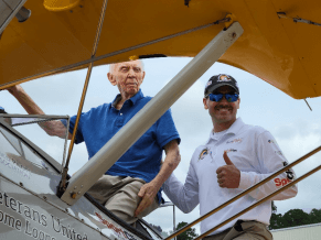 Al Roecker with pilot