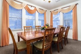 A conference room in a retirement community