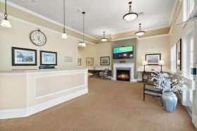 TerraBella senior living lobby interior