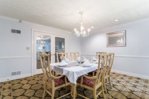 Private dining room for seniors