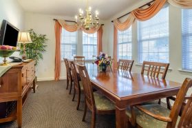 Private dining room for seniors