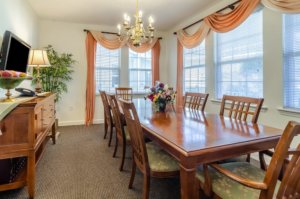 Private dining room for seniors