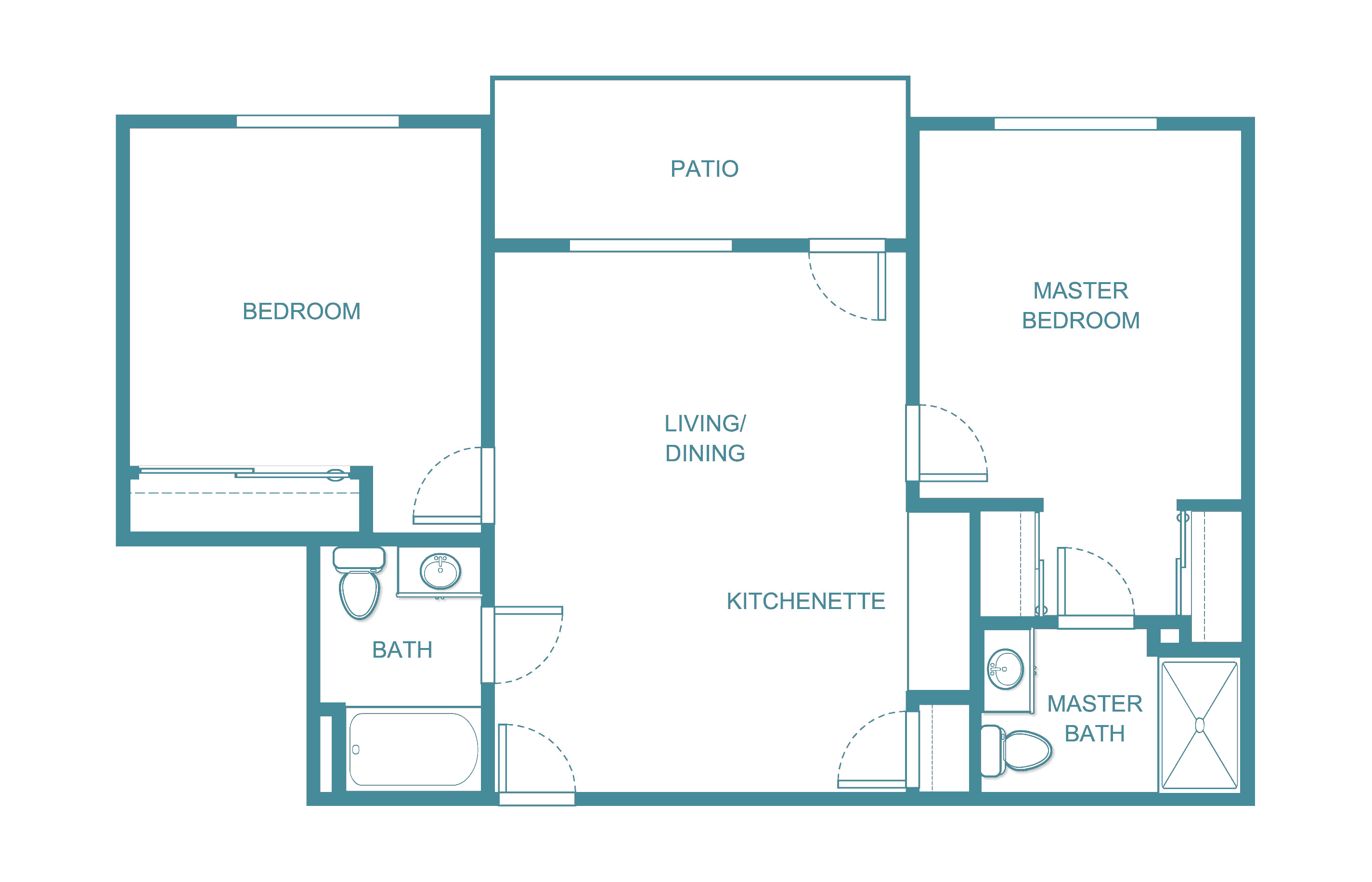 Senior living floor plan