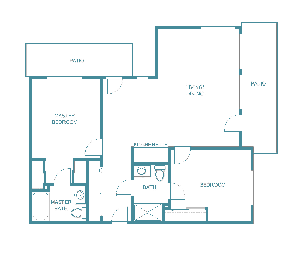 Senior living floor plan