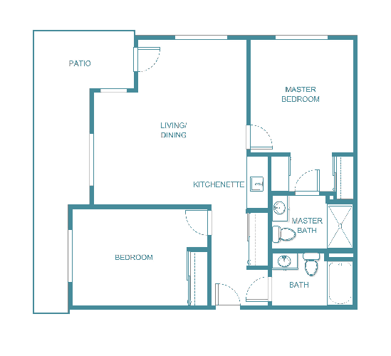 Senior living floor plan