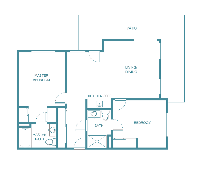 Senior living floor plan