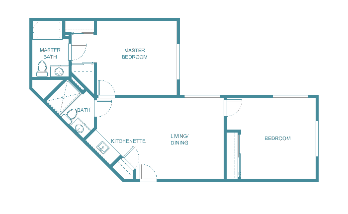 Senior living floor plan