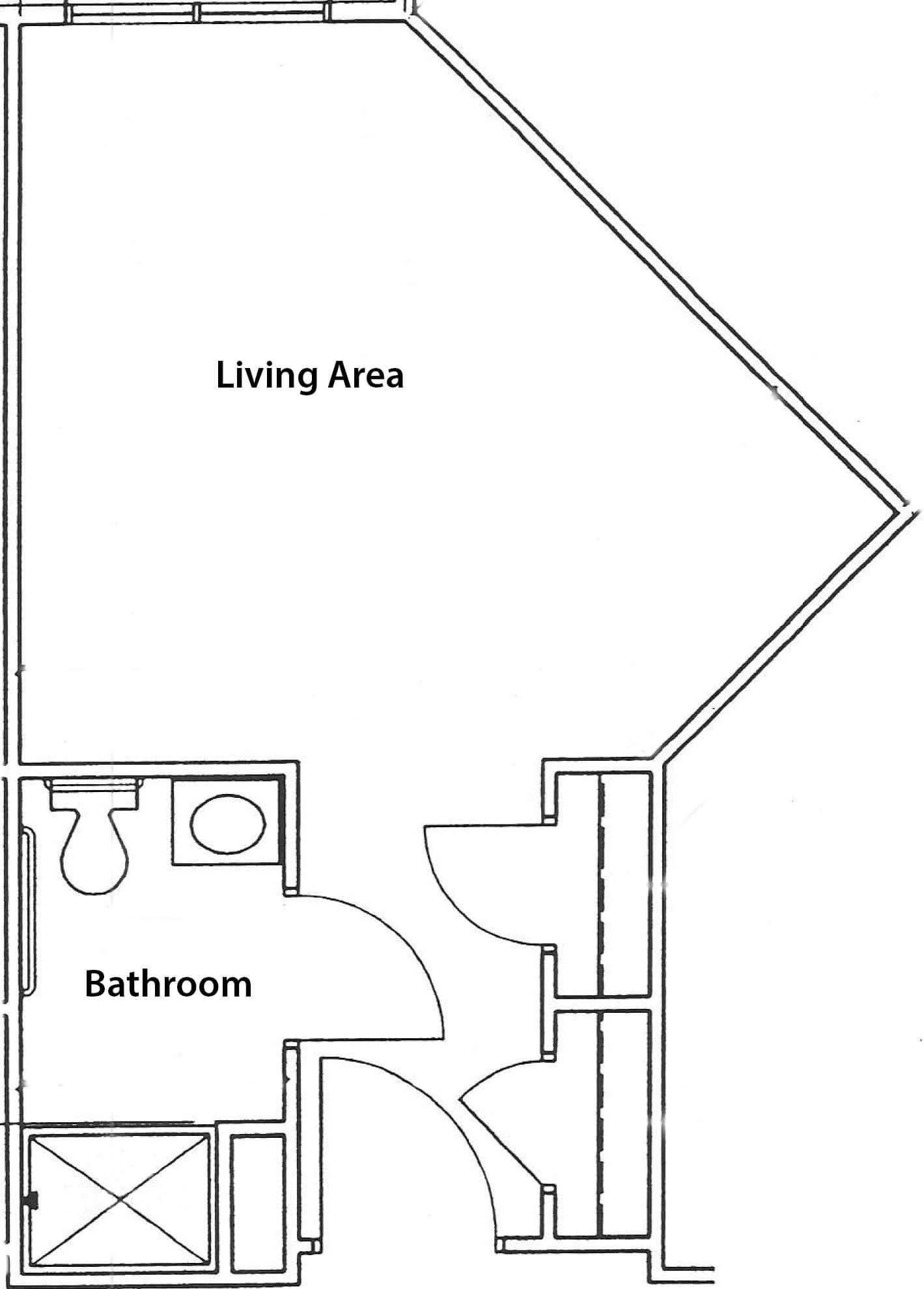 Senior living floor plan