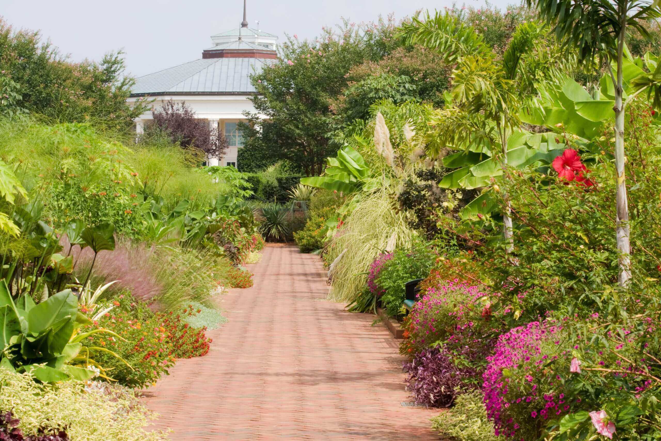 Daniel Stowe Canal Garden in Late Summer