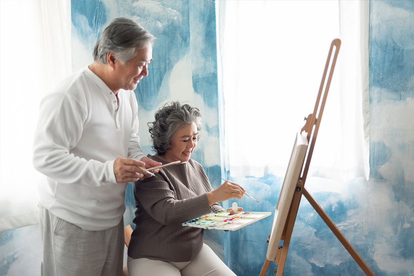 Improving Memory through Art in Spartanburg SC Senior Community